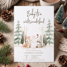 Winter Wonderland Baby Shower