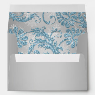 Winter Wonderland Bat Mitzvah Envelope for 5"x7"s