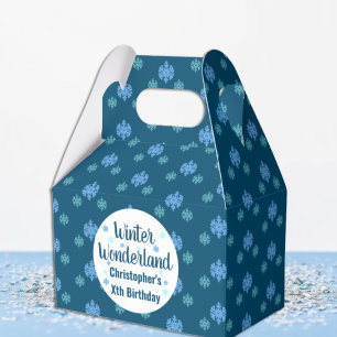 Winter Wonderland Birthday Favour Box