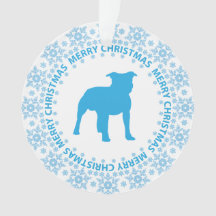 Winter Wonderland Blue & White Snowflake Dog Breed
