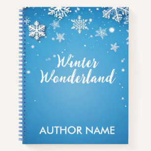 Winter Wonderland Book Cover Inspiration Notebook