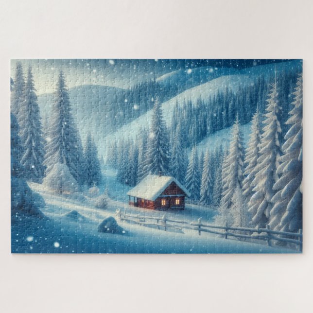 Winter Wonderland  - Breathtaking Scenic Landscape Jigsaw Puzzle (Horizontal)
