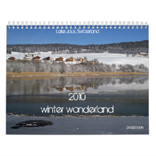 Winter wonderland calendar