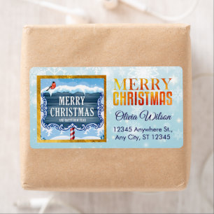 Winter Wonderland Cardinal Festive Holiday