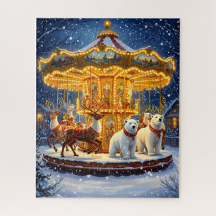 Winter Wonderland Carousel  Jigsaw Puzzle