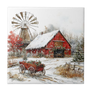 Winter Wonderland Ceramic Tile