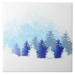 Winter Wonderland Ceramic Tile