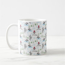 Winter Wonderland Christmas coffee cup mug