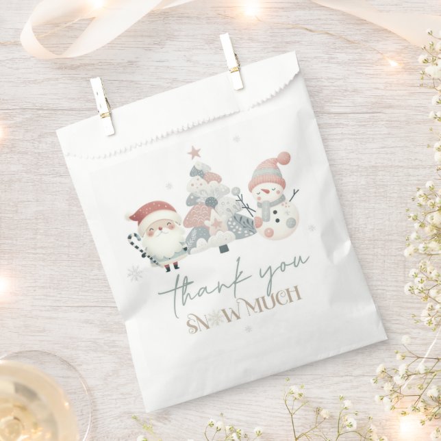 Winter Wonderland Christmas  Favour Bag (Clipped)