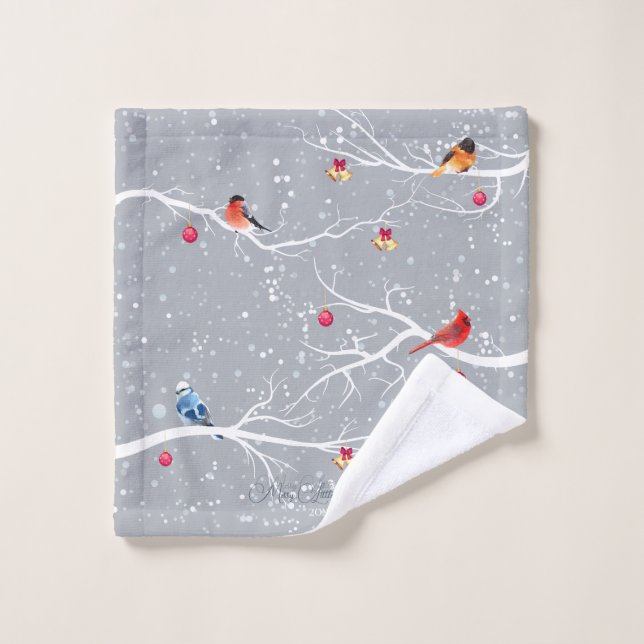 Winter Wonderland Christmas Holidays Wash Cloth (Wash Cloth)