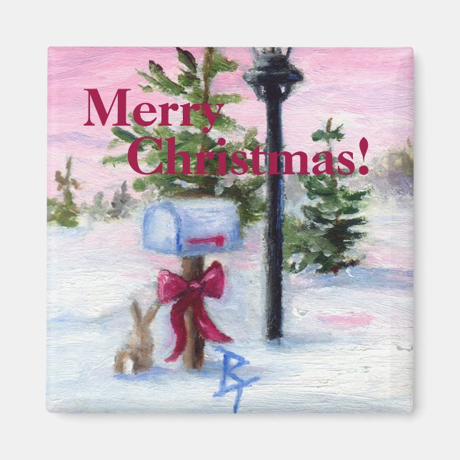 Winter Wonderland Christmas! Magnet (Front)