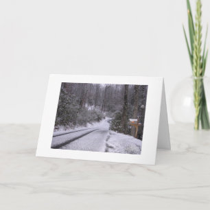 WINTER WONDERLAND CHRISTMAS "THANK YOU" THANK YOU CARD