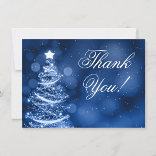 Winter Wonderland Christmas Wedding Thank You Note