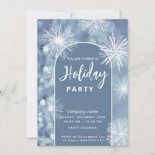 Winter wonderland corporate Holiday party   Invitation
