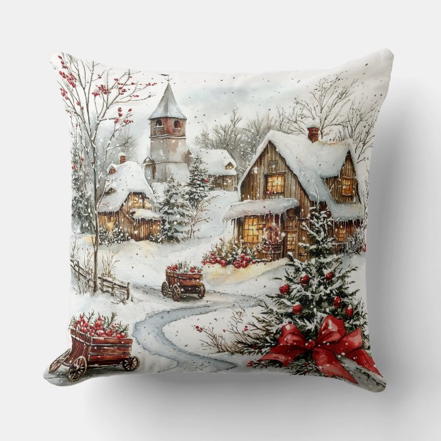 Winter Wonderland Cushion (Front)