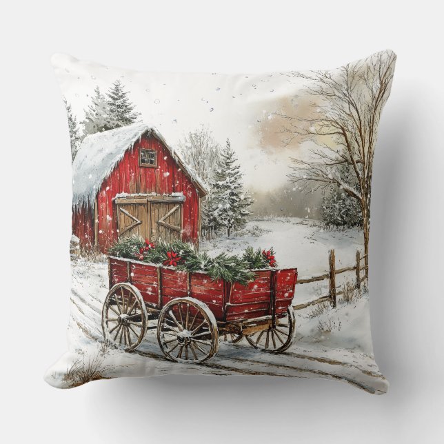 Winter Wonderland Cushion (Front)