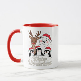 Winter Wonderland – Cute Holiday Animals Mug