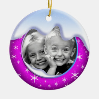 Winter Wonderland Family Ornament Purple
