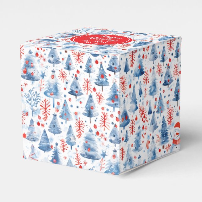 Winter Wonderland Favour Box (Front Side)