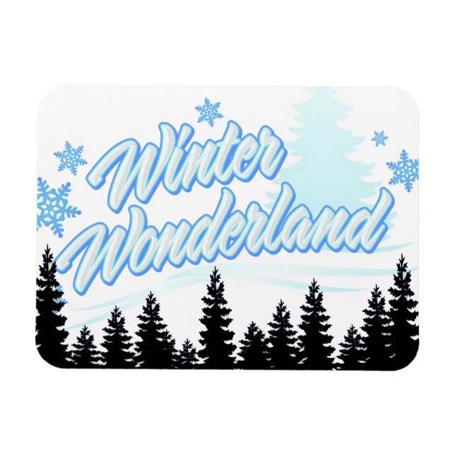 *Winter Wonderland* Flexible Magnet (Horizontal)