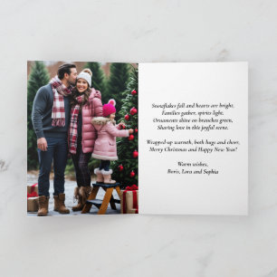 Winter Wonderland Folded Photo Card