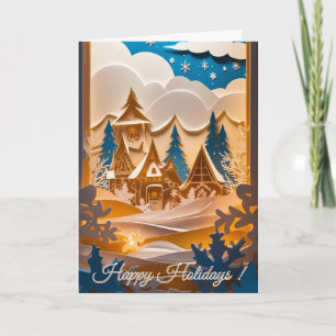 Winter Wonderland Folded Photo Card