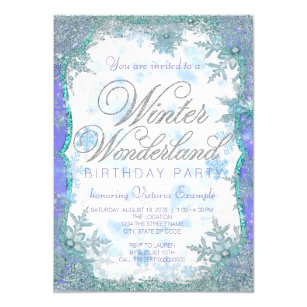 Winter Wonderland Party Invitations 8