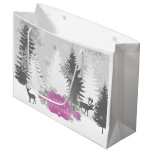 Winter Wonderland Gift Bag - Magenta