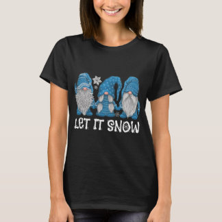 Winter Wonderland Gnomes Winter Snowy Gnomes Snow  T-Shirt