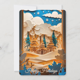 Winter Wonderland Greeting Holiday Card