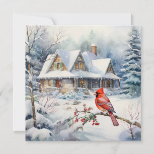 Winter Wonderland Greetings Holiday Card