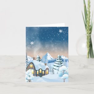 Winter wonderland  holiday card
