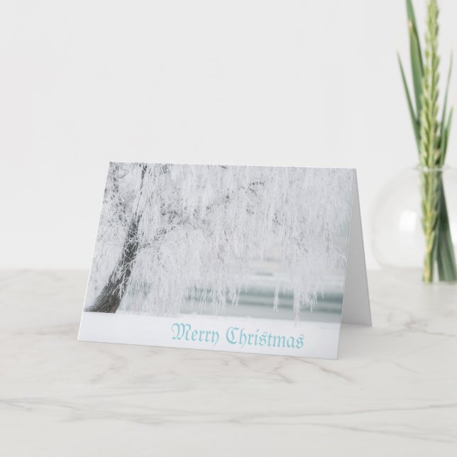 Winter wonderland holiday card (Front)