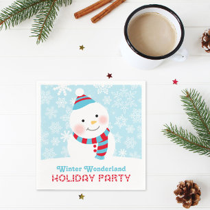 Winter Wonderland Holiday Party Napkin