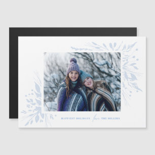 Winter Wonderland Horizontal Holiday Photo Magnet