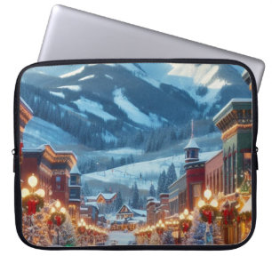 Winter Wonderland in Crested Butte, Colorado Laptop Sleeve