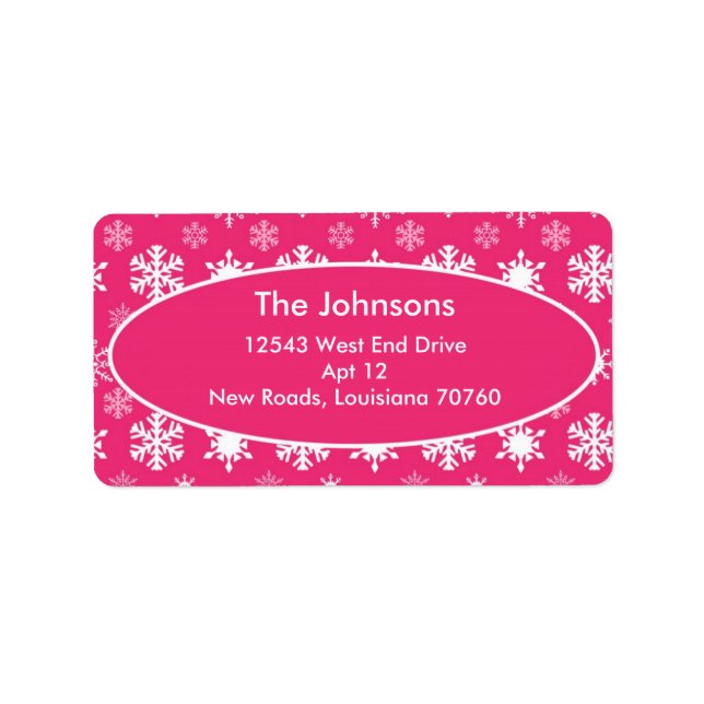 Winter Wonderland Label (Front)