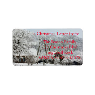 Winter Wonderland Label