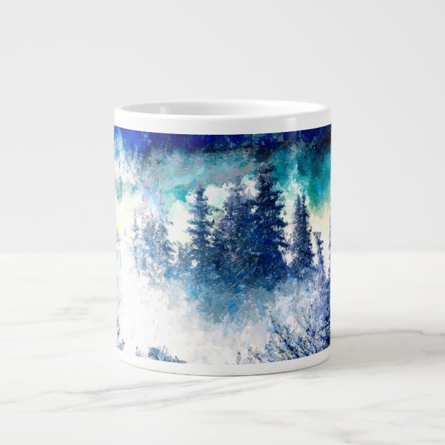 Winter Wonderland Large Coffee Mug (Front)