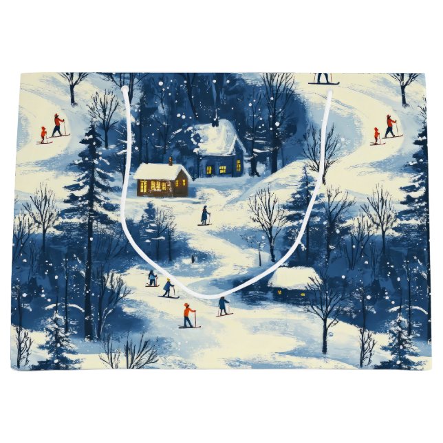 Winter Wonderland  Large Gift Bag (Front)