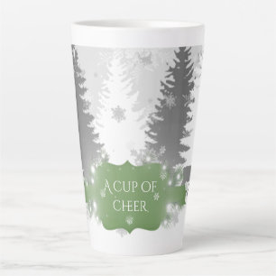 Winter Wonderland Latte Mug - Green