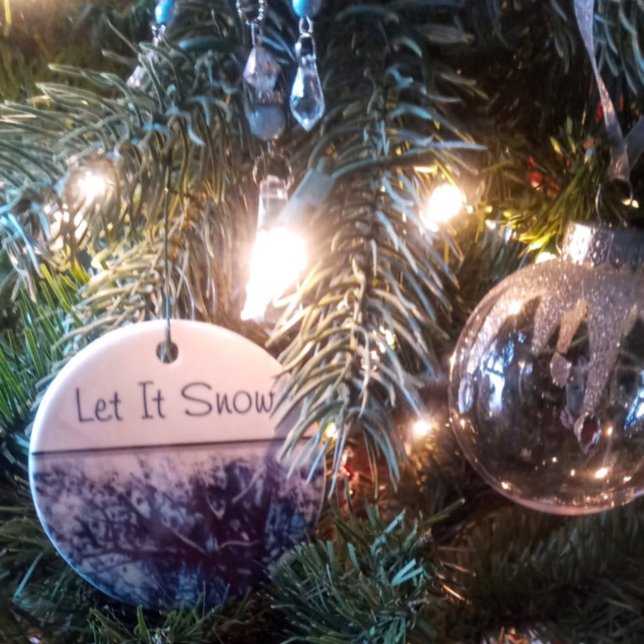Winter Wonderland "Let it Snow" Ornament (Creator Uploaded)