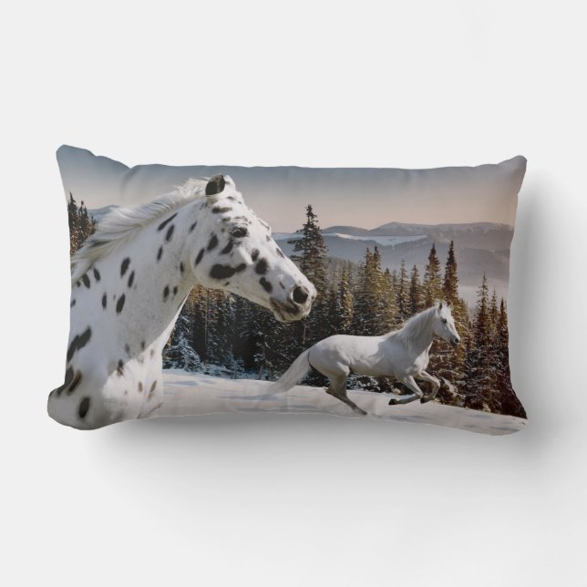 Winter Wonderland Lumbar Cushion (Front)
