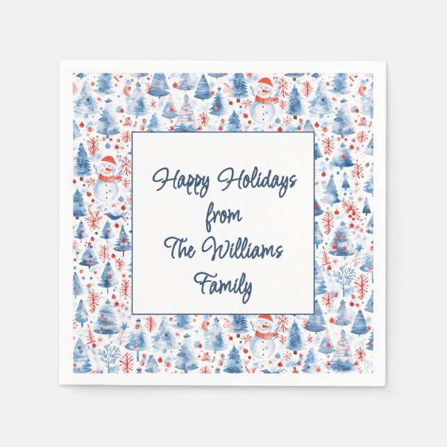 Winter Wonderland Napkin (Front)