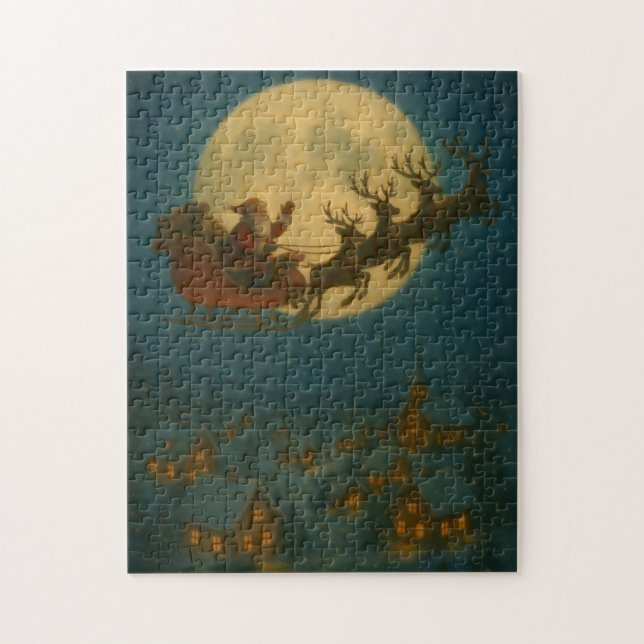 Winter Wonderland Night Jigsaw Puzzle (Vertical)