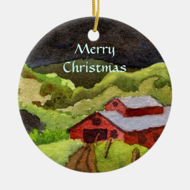 Winter Wonderland Ornament (Front)