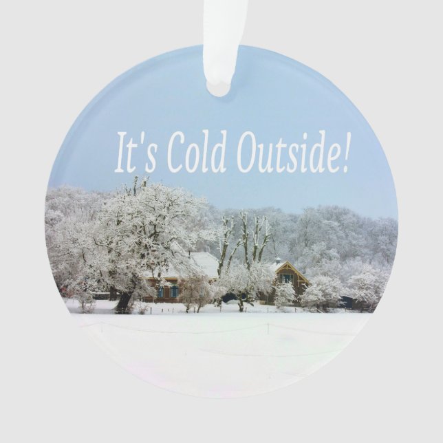 winter wonderland ornament (Front)