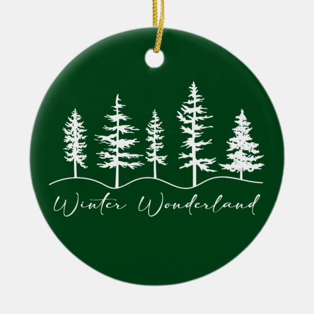 Winter Wonderland Ornament (Front)