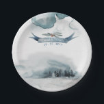 Winter wonderland  paper plate<br><div class="desc">Winter wonderland  paper plate</div>