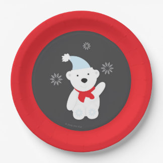 Winter Wonderland Paper Plate